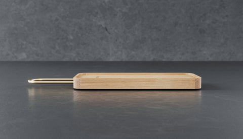 Tăviță Cafea - Dreptunghiulară + Alamă