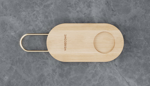 Tăviță Cafea - Decupaj + Alamă